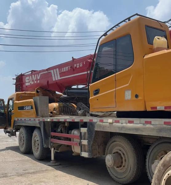 50t Air Conditioned Used Shacman Truck Crane QY50C With Max Speed 83km/H
