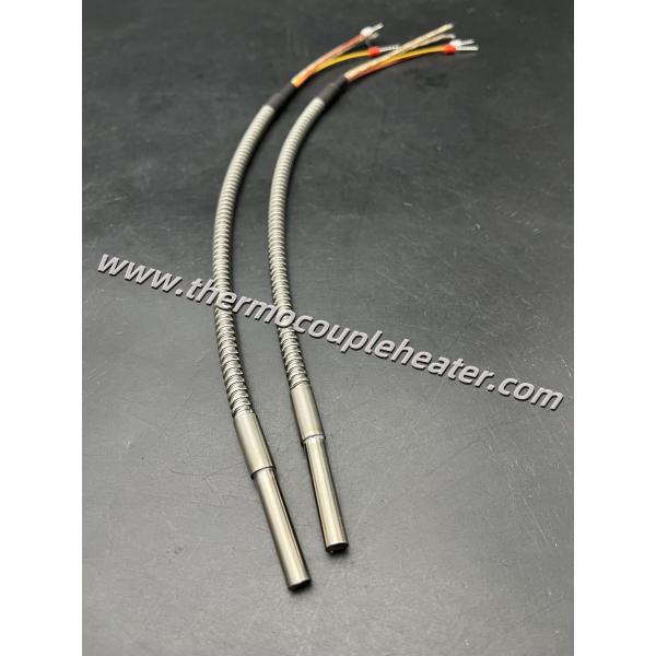 Durable Cartridge Heaters With Flexible Steel Hose Protection