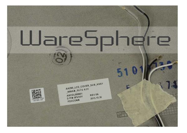14 Inch Laptop LCD Back Cover , Dell Latitude E7470 Cover FVX0Y 0FVX0Y