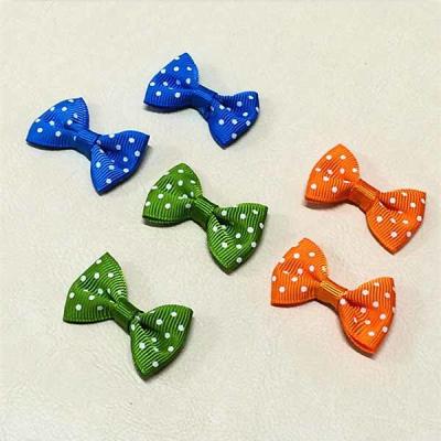Gift Packing Party Decoration Satin Ribbon Bow Colorful Grosgrain With Dot