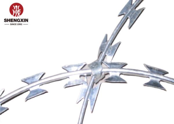 12 Gauge Razor Oem Galvanised Steel Barbed Wire For Farm Fencing