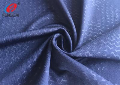 Tela gravada tela feita malha trama do Spandex do poliéster de Lycra de 4 maneiras para o Sportswear