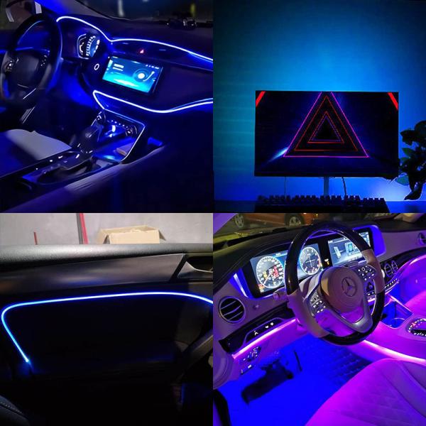 320 leds 8mm azul flexível COB LED Strip Light para decoração interior e exterior -20 60C