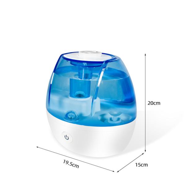 Home Office Hotel Desk Usb Humidifier 2.2L Smart Auto Shut-Off Diffuser With Night Light