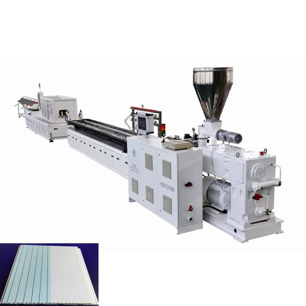 450-600mm PVC Roof Wall Ceiling Decoration Panel Making Machine Twin Screw Extruder HYZS80/156 55kw