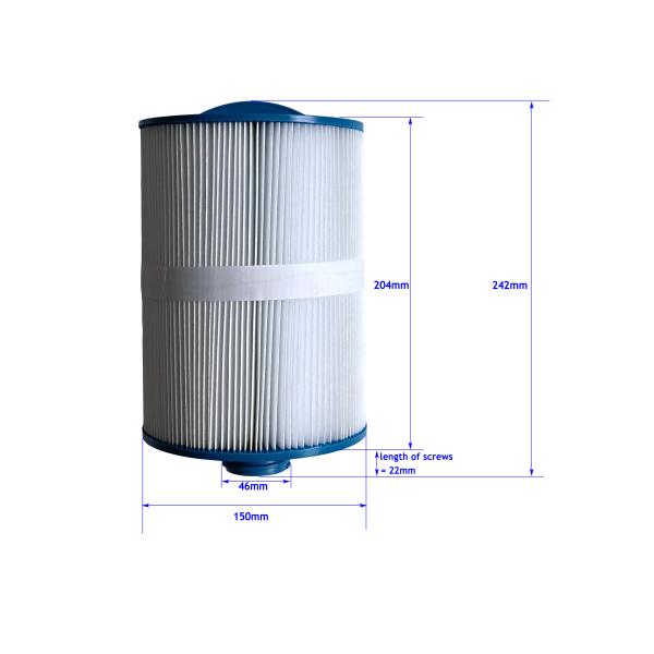 замена 6CH940 MPT патрона фильтра спа бассейна 150mm