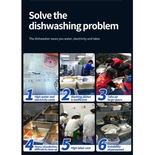 ODM Conveyor Commercial Dishwasher Machine With Dryer Adjustable