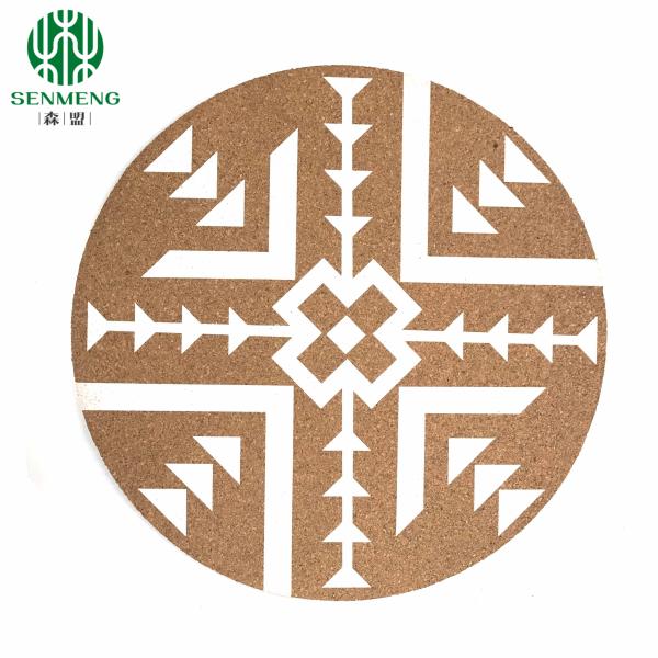 Custom Size Wholesale Natural Eco Friendly Cork Coaster Cork Cup Mats