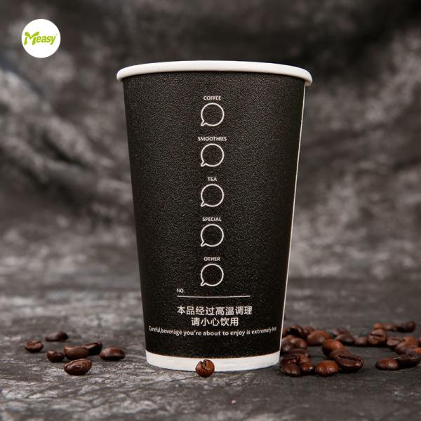Single wall foam paper cup PE coated disposable hot drink coffee milk tea paper cup with logo customized
