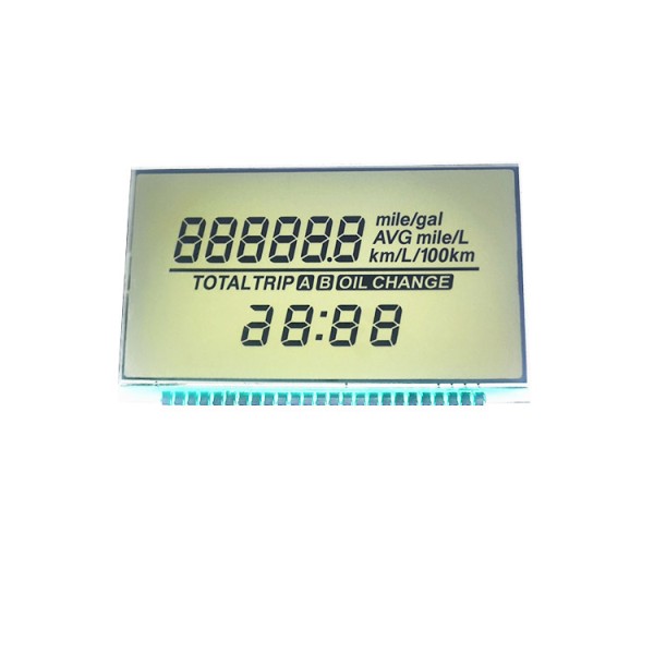 Factory Customized High Quality HTN 57.5*34 mm LCD Display Screen with Transflective Polarizer and 64Hz