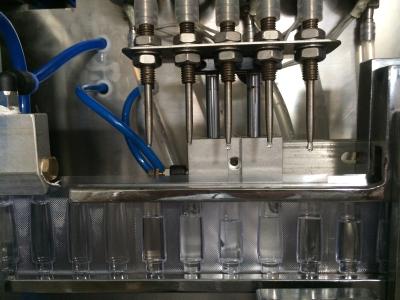 Mini Automatic Liquid Filling And Sealing Machine for Plastic Ampoule Packing