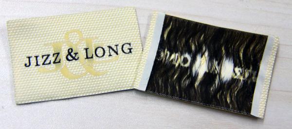 Clothing Woven Labels Customized  Luxury  Design viaries size With Veins for Men\s Collection