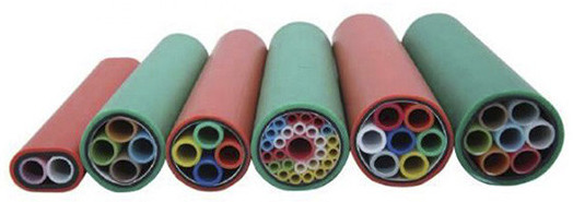 3.5mm 7 Way Air Blown Fiber Optic Cable HDPE Microduct Tube Fiber