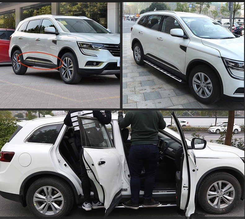 Renault All New Koleos 2016 2017 OE стиль боковые ступени беговые доски