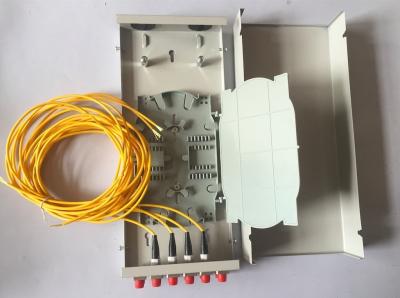 A mini caixa de distribuição 4 da fibra da tomada de parede/8/12 retira o núcleo da caixa da terminação de FTTH