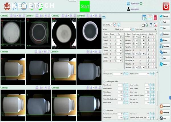 KEYE Innovative Bottle Containers Camera Visual Inspection System