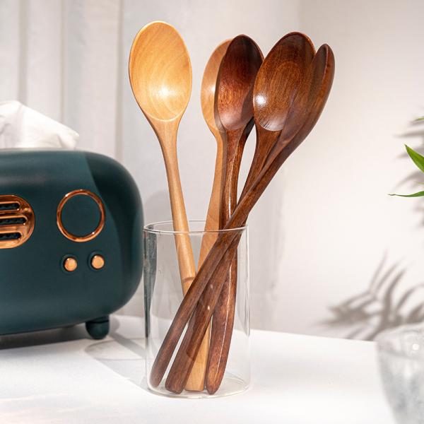 23.5 Biodegradable Wooden Spoon for Soup/Jam/Ice Cream Eco-Friendly and Return Refunds