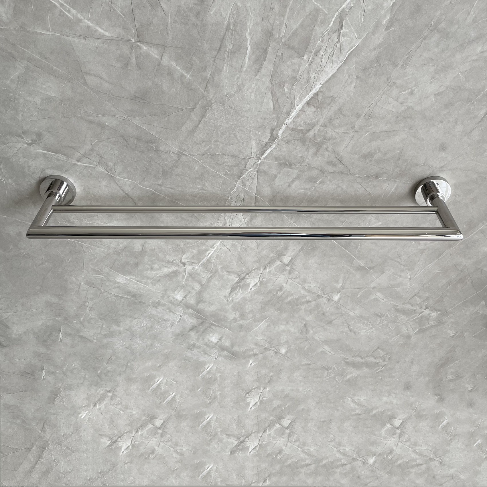 Установленная стеной Адвокатура полотенца SUS304 Bathroom шкафа полотенца кухни двойная отполировала