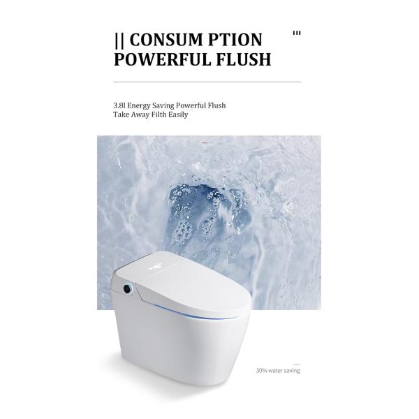 Hot Selling Sanitary Ware Intelligent Seat Heating Ceramic Automatic Smart Toilet