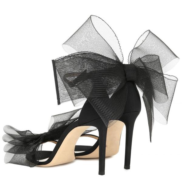 Customized Logo Size OEM Women High Heeled Shoes Pointed Open Toe
