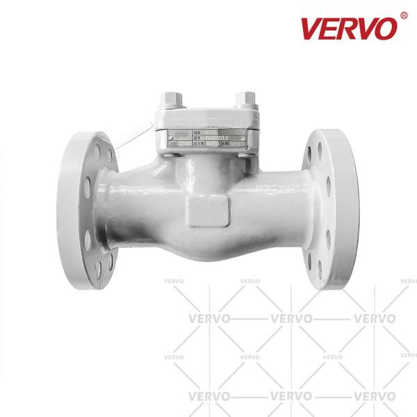 O nrv BS5352 verifica do óleo de aço da proibição da válvula de verificação 300lb da polegada DN50 da válvula a válvula de verificação vertical média forjada do elevador A105N 2