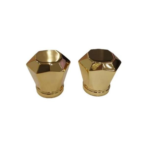 Golden Irregular Shaped Custom Perfume Bottle Caps For Perfume Bottle