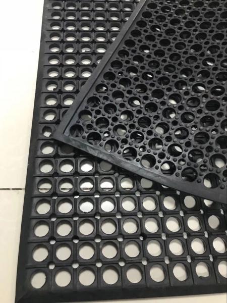 Rubber floor mat  Hotel kitchen rubber floor mat  Round hole rubber floor mat