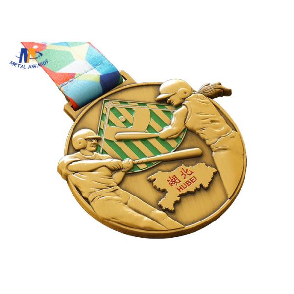 Personalised Custom Hockey Medals /  3D Relief Sport Medailles Copper Plating