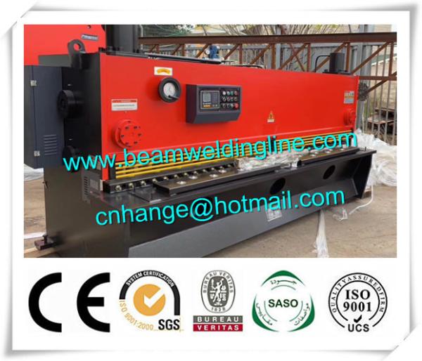 QC12Y Hydraulic Shearing Machine , Swing Shearing Machine 10x3200
