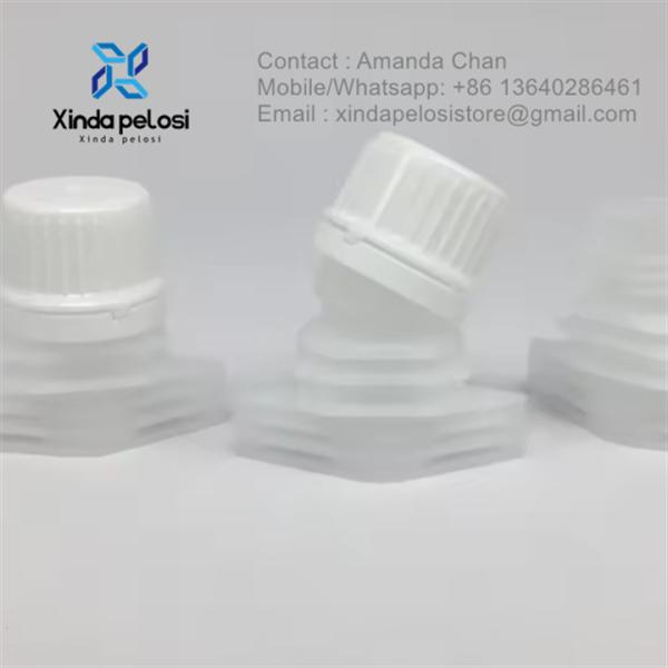 Embalagem de alimentos personalizada de alta qualidade embalagem de plástico Doy Pack Spout com tampa de parafuso para venda