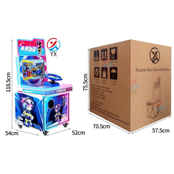 2025 Classic Style Kids Video Game Coin-Operated Racing Video Game Machine