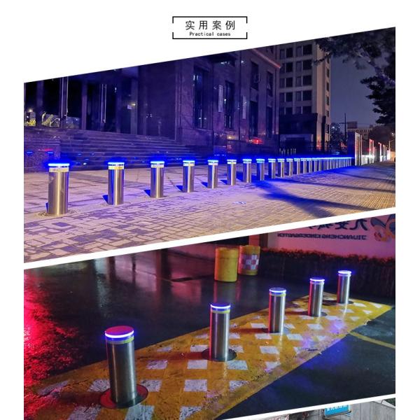 Galvanización inoxidable 240V del camino del bolardo retractable hidráulico de la participación