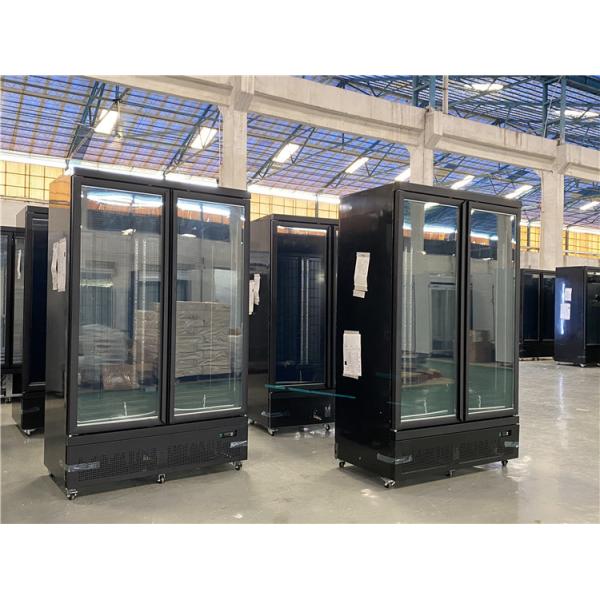 Commercial Beverage Cooler Glass Door Refrigerated Showcase Display Fridge