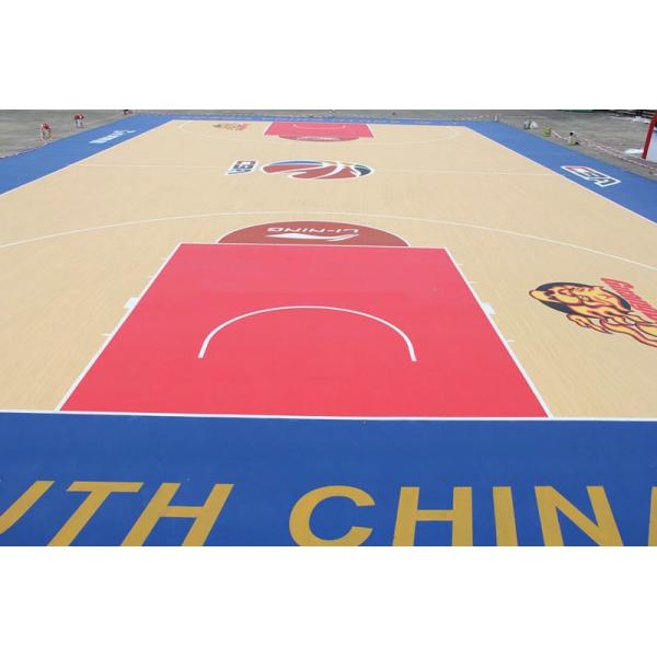 8mm Outdoor Tennis Court Flooring Silicon PU Painting