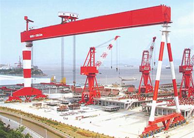 Guindaste de pórtico da construção naval de A8 200T