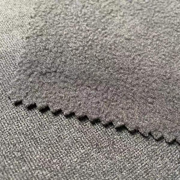 recycle PET Polar fleece double brush single fleece polyester fabric for winter hat