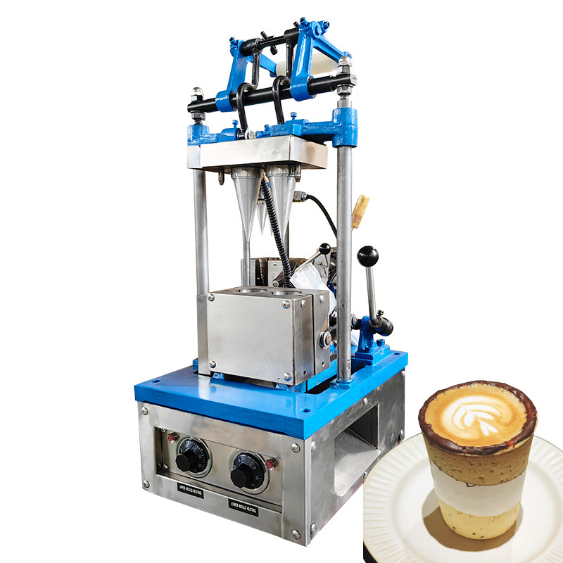 Commercial Ice Cream Cone Wafer Making Machine Coffee Cup Maker 2023