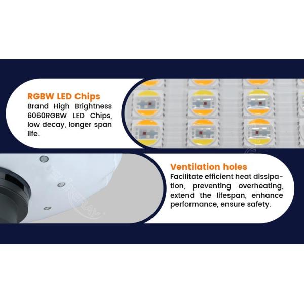 Battery Powered Balloon Light Tower 100W  RGB LED Work Led Lamp For Parties