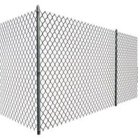 20x20mm 40x40mm mesh opening 6 Foot high chain link fencing mesh