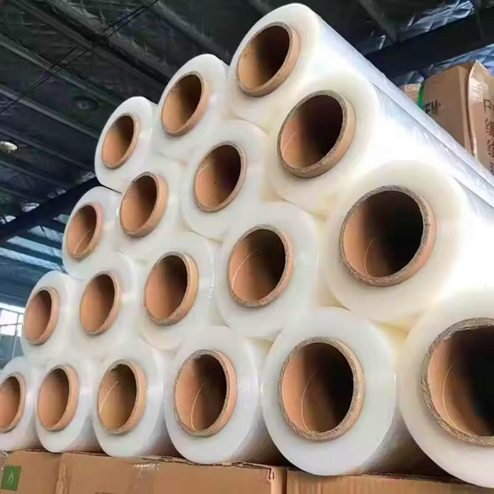 YIHONG LLDPE Plastic Stretch Film Logistic Packaging Stretch Wrap Pallet Packing