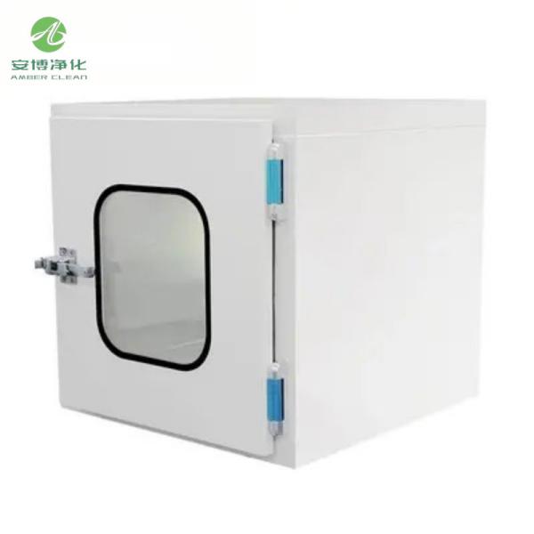 AMBER SUS 304 / 201 Mechanical Interlock Dynamic Pass Box in Pharma