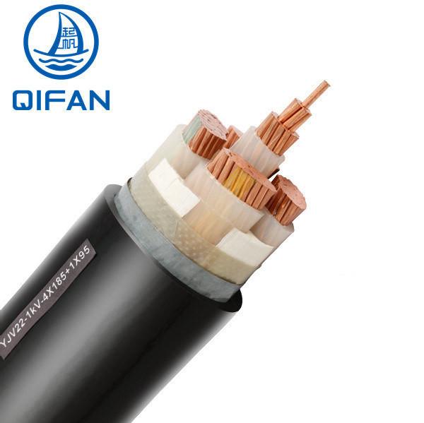 Low Voltage 4 Cores Cu (AL) /PVC/PVC Copper/Aluminum Unarmored Power Cable