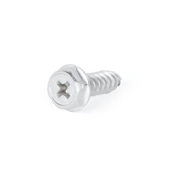 Hexagon Flanged Head Metal Tapping Screws , Flanged Hex Head Pointed Screws
