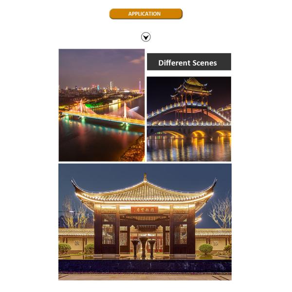 IP65 водонепроницаемый светодиодный светильник для стенового стирального устройства высокое напряжение 110V 220V светодиодный городской цветный свет