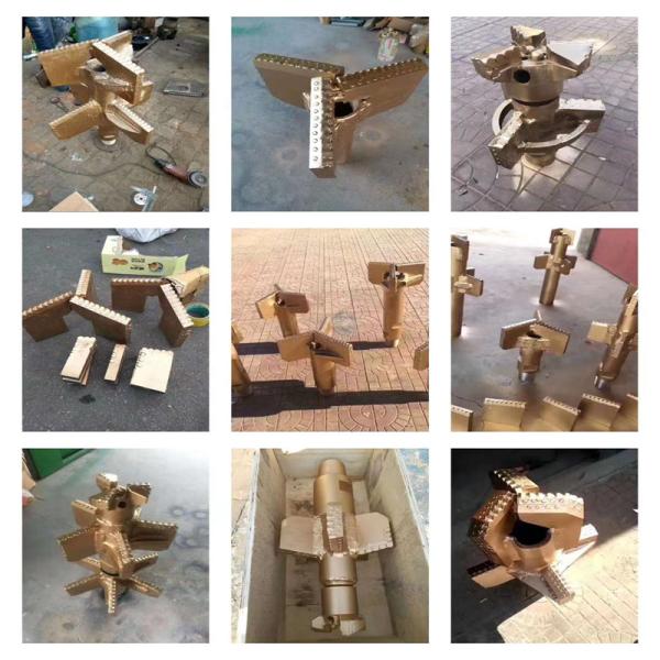Polishing Carbon Steel PDC Drill Bit For Water Well Geothermal Well Drill