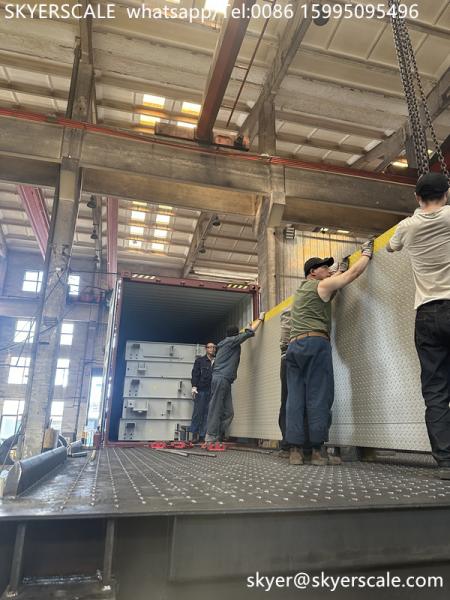 Industrial  Electronic Weighbridge manufacturers 3m width by 18m length weigh bridge 120ton truck weight scale