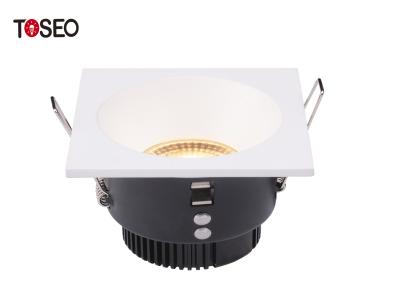 Ângulo de feixe do diodo emissor de luz Downlights 3000k 38° do quadrado 85mm Dimmable