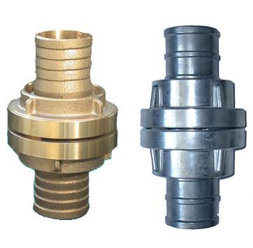 Hose End Brass Storz Fire Hose Fittings , Male Female Connection Fire Hydrant Adapter