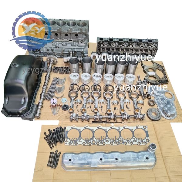 Original Parts for Isuzu 6BG1 Spare Part for Isuzu Engine Parts Block Piston Gasket Diesel Engine Overhaul Rebuild Liner Kit