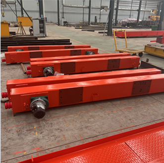 Heavy Duty Q345B Steel End Truck with Forged Wheels for 5 ton 10 ton Bridge Crane